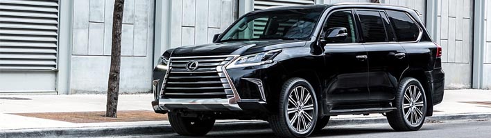 Протиугінний блокіратор керма на Lexus LX